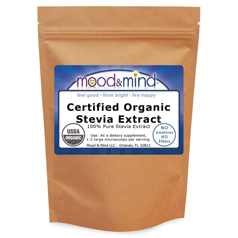 ORGANIC STEVIA EXTRACT Powder +micro-scoop (4 oz)